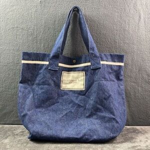 Madison Hill NY Denim Tote Bag Logo Grocery Gym Travel School Shopping Diaper